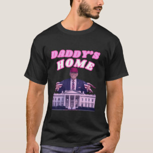 Camiseta Pais em casa Pais engraçados voltando para casa