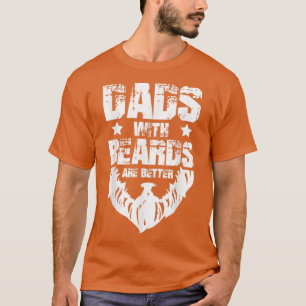 Camiseta Pais Engraçados Com Barbas São Pais De piada Mais 
