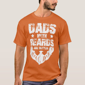 Camiseta Pais Engraçados Com Barbas São Pais De piada Mais