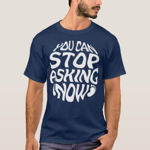 Camiseta Pais Esperantes Gravidez Recém-Nascida Prêmio para