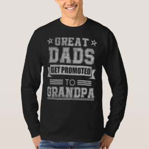 Camiseta Pais excelentes São Promovidos Para Vovô De Son Da