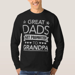 Camiseta Pais excelentes São Promovidos Para Vovô De Son Da