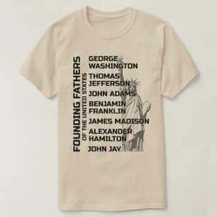 Camiseta Pais fundadores dos EUA