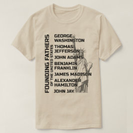 Camiseta Pais Fundadores EUA