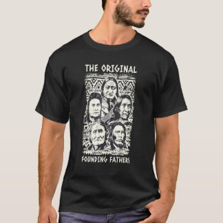 Camiseta Pais Fundadores Originais do T Indígena Americana