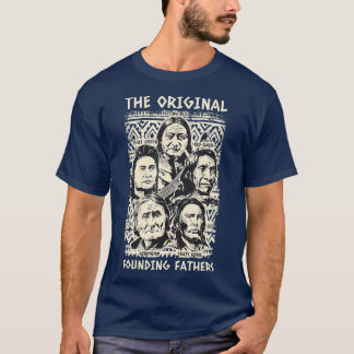 Camiseta Pais Fundadores Originais Indianos Nativos