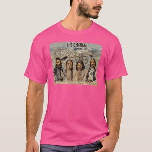 Camiseta Pais Fundadores Originais Nativos Americanos