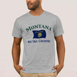 Camiseta País grande do céu de Montana