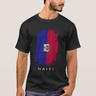Camiseta País Haiti Sinalizador do Haiti