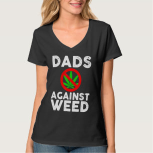 Camiseta Pais Homens Contra Jardim de Erva Daninha Cortar G