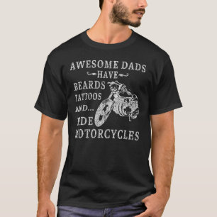 Camiseta Pais Incríveis Do Mens Têm Carrinhos De Tatuagem A