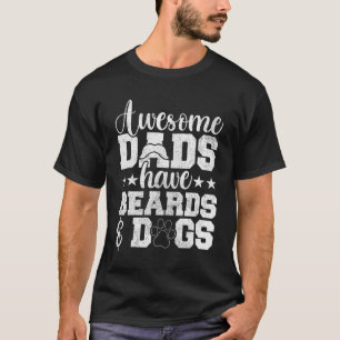 Camiseta Pais Incríveis Têm Barras E Cães Homens Com Cachor