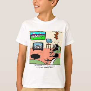 Camiseta Pais Insetos Cartoon Divertido