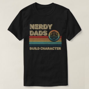 Camiseta Pais Nerds Constroem Caráter Divertido Pai Jogador