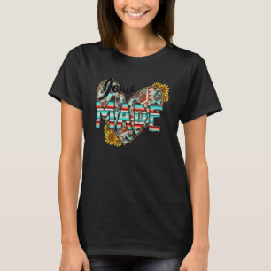 Camiseta País Ocidental Serape Girassol Jesus Cristo M