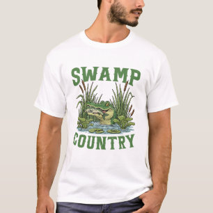 Camiseta País Pantanoso – Estilo de Vida do Bayou do Sul