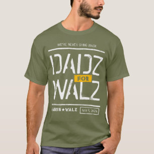 Camiseta Pais para Harris Waltz Dadz para Walz Camo Matchin