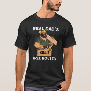 Camiseta Pais Reais Construídos Casas de Árvore
