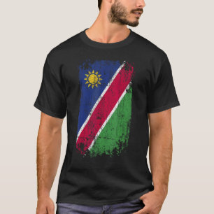 Camiseta País Sinalizador Souvenir Grunge Sinalizador Namíb