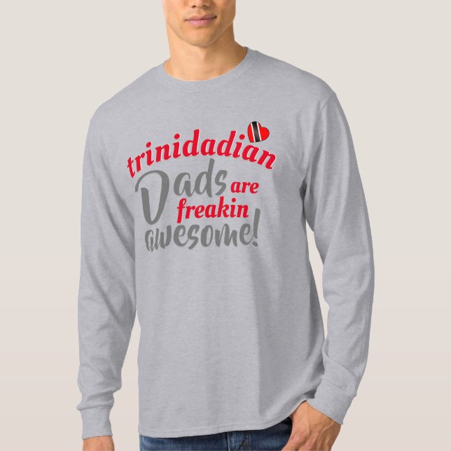 Camiseta Pais trinidadianos são fantásticos de Freakin (Frente)