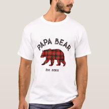 País Xadrez Papai Urso Pai Ano Fund. Branco