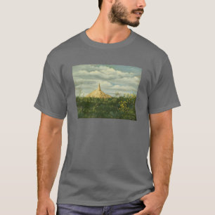 Camiseta Paisagem 1170 da rocha da chaminé