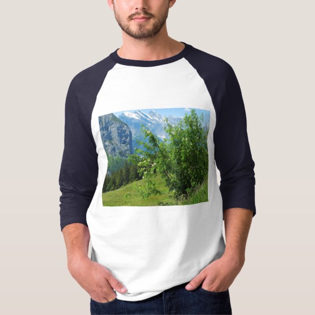 Camiseta Paisagem alpina (Frente)
