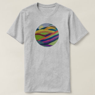 Camiseta Paisagem Colinas Arco-íris