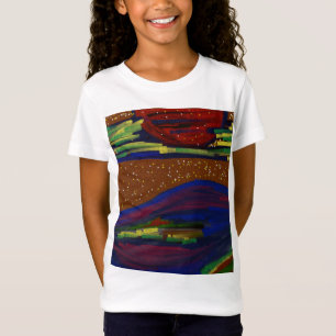 Camiseta Paisagem Colorida T-Shirt