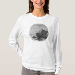 Camiseta Paisagem com búfalo de água, dinastia de cançã