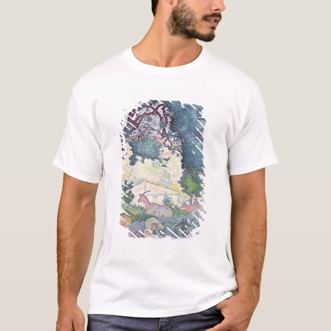 Camiseta Paisagem com cabras, 1895 (Frente)