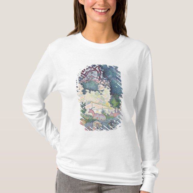 Camiseta Paisagem com cabras, 1895 (Frente)