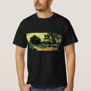 Camiseta Paisagem com Castelo de Auvers por Vincent van Gog