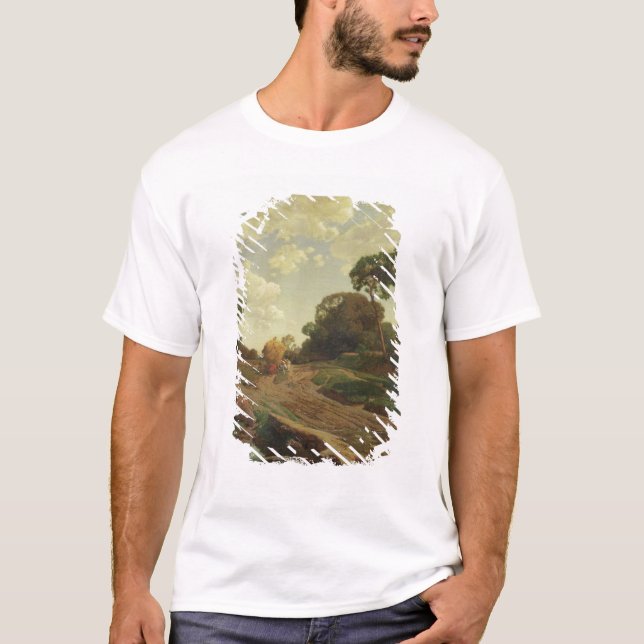 Camiseta Paisagem com Haywagon, c.1858 (Frente)