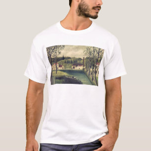 Camiseta Paisagem com um pescador, depois de 1886