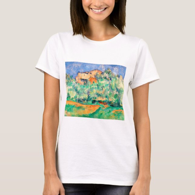 Camiseta Paisagem com uma Casa, Cezanne (Frente)