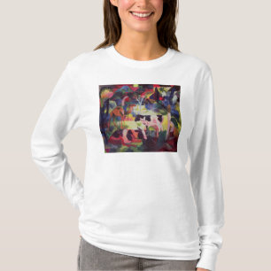 Camiseta Paisagem com vacas e um camelo