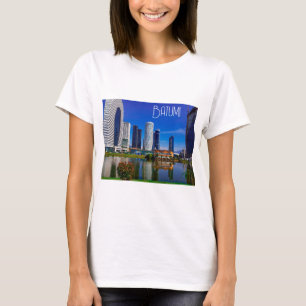 Camiseta Paisagem da Arquitetura do Batumi Georgia