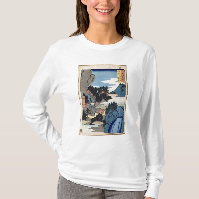Camiseta Paisagem da montanha (Frente)