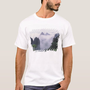 Camiseta Paisagem da Montanha Huangshan (Montanha Amarela)