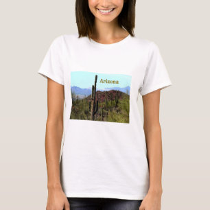 Camiseta Paisagem da montanha Saguaro Tucson Arizona Camise