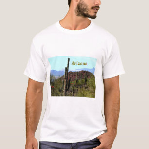 Camiseta Paisagem da montanha Saguaro Tucson Arizona Camise
