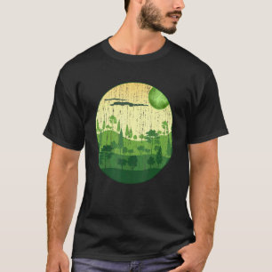 Camiseta Paisagem das Florestas Natureza da Vida Selvagem