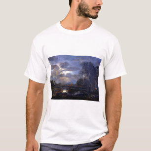 Camiseta Paisagem de Aert camionete der Neer Enluarada com