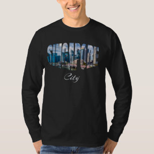 Camiseta Paisagem de Cingapura