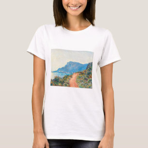 Camiseta Paisagem de Corniche por Claude Monet