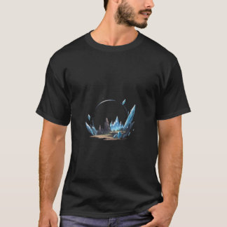 Camiseta Paisagem de Cristal de Gelo