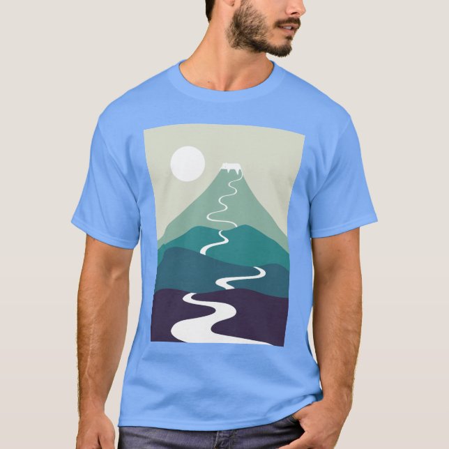 Camiseta Paisagem de Gato (Frente)
