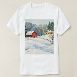 Camiseta Paisagem de inverno