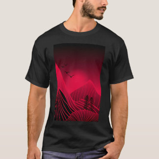 Camiseta Paisagem de Montanhas